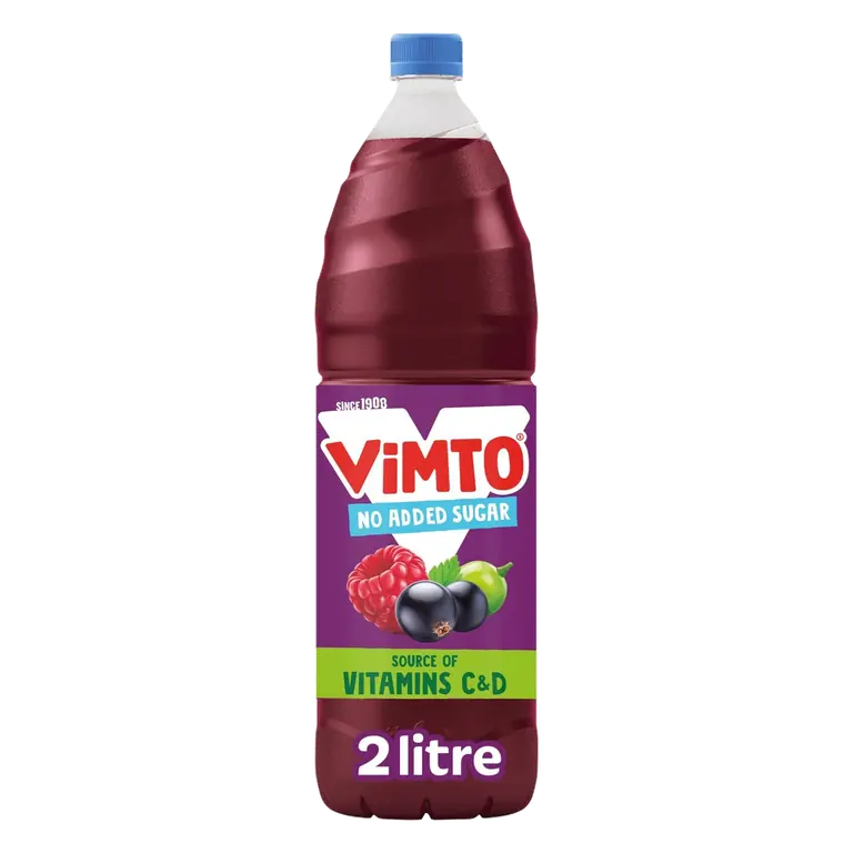 No Added Sugar Flavoured Real Fruit Squash 2L