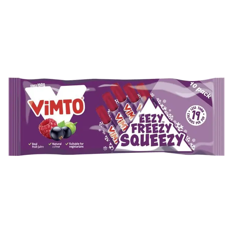 Original Eezy Freezy Squeezy Ice Pop 10 Pack
