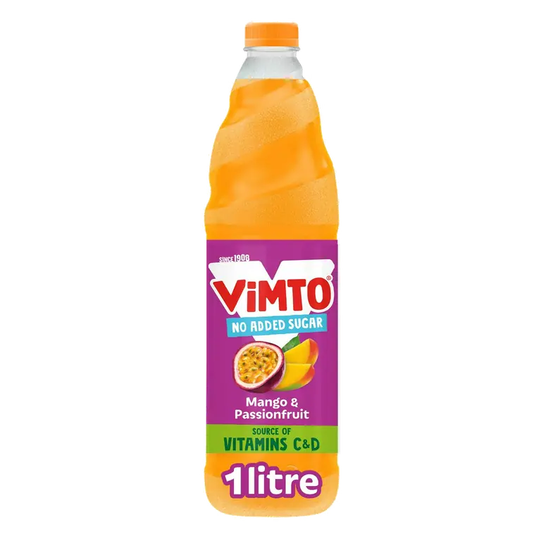 Real Fruit Mango & Passionfruit Squash 1L