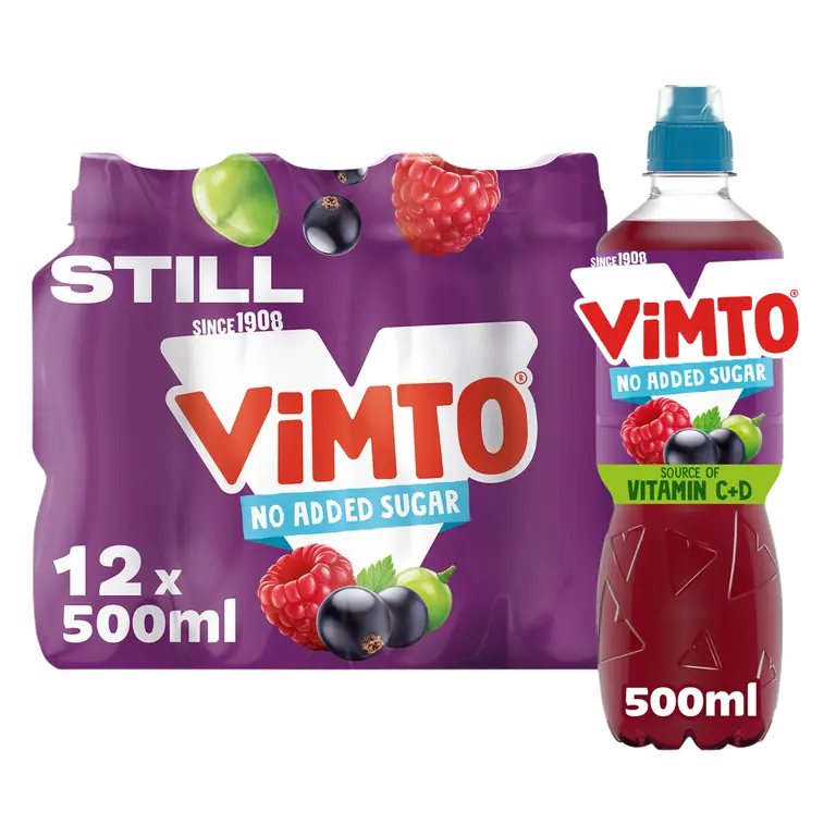 Vimto Still Mixed Fruit Juice Drink 12 x 500ml