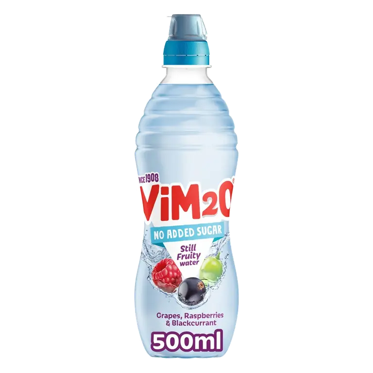 Vimt2O Still Fruity Spring Water with Grapes, Raspberries & Blackcurrants