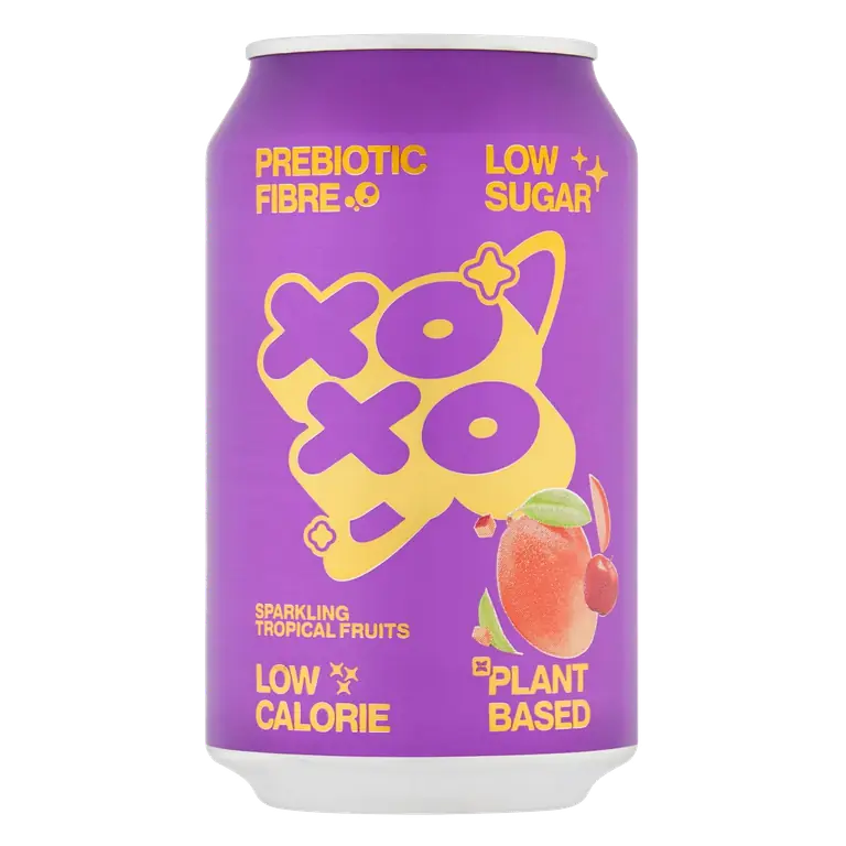 XOXO 330ml Sparkling Tropical Fruits Soda Can