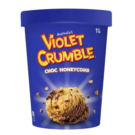 Crumble Choc Honeycomb Ice Cream Tub