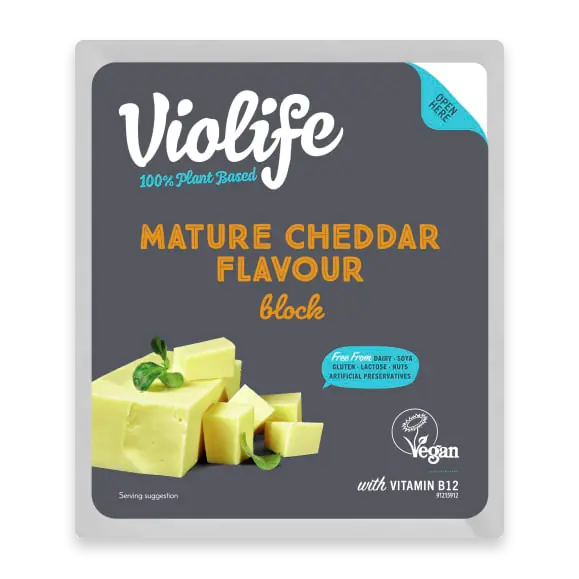 Block Cheddar Flavour Vegansk