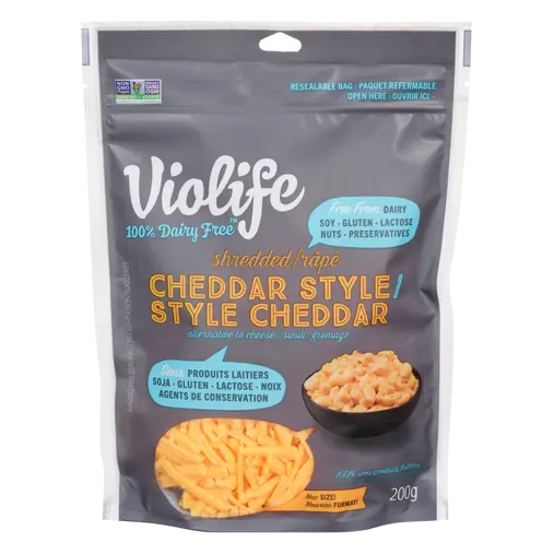 Dairy-Free Shredded Cheese Alternative Cheddar Style 200 g