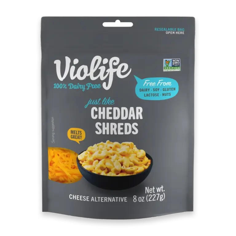 Just Like Cheddar Shreds Shredded Cheese, Dairy-Free Vegan