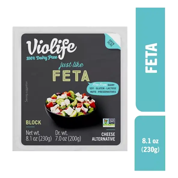 Just like Feta, Dairy-Free Vegan Block