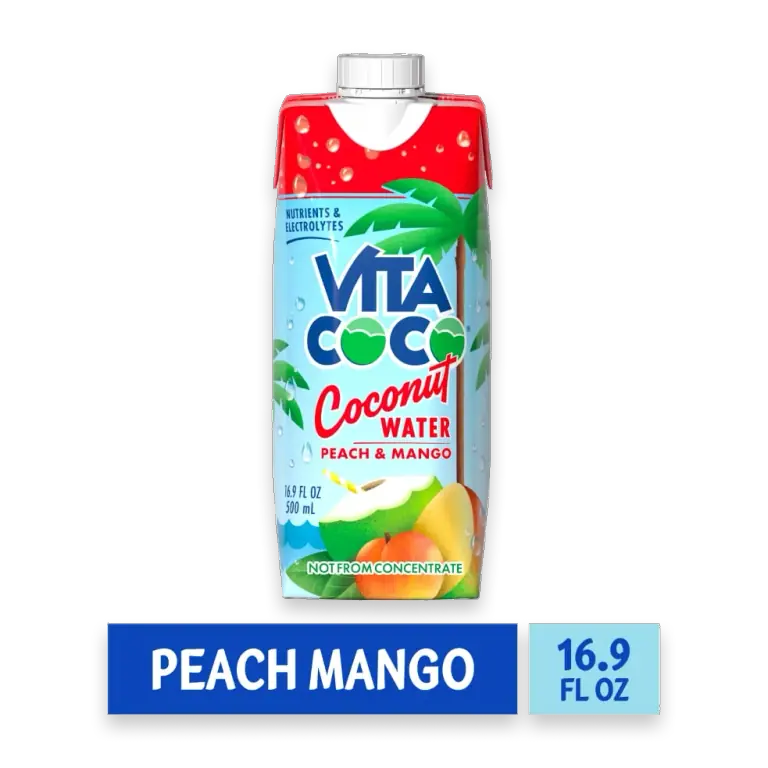 Coconut Water Pure With Peach & Mango 16.9 Fl Oz