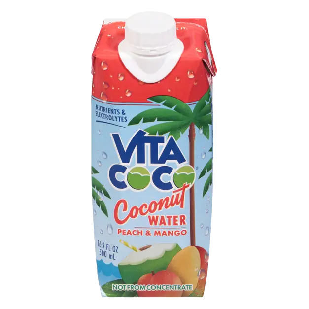 Peach & Mango Flavored Coconut Water
