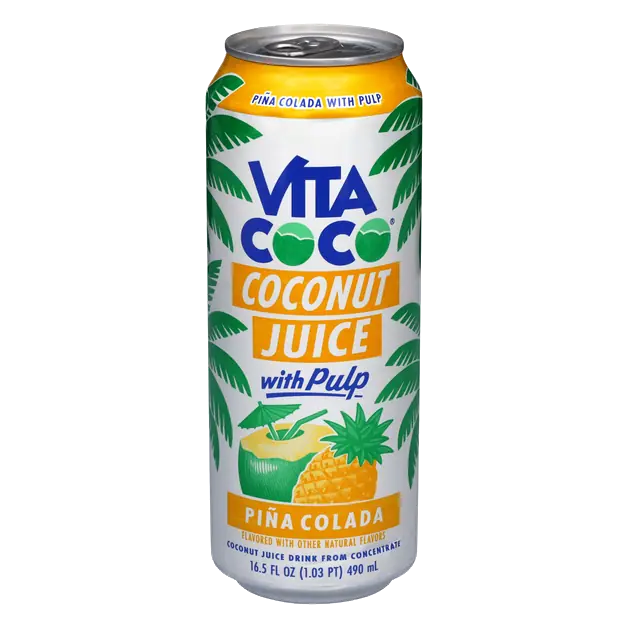 Pina Colada Flavored Coconut Juice with Pulp