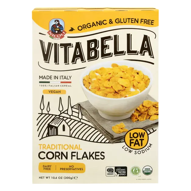 Organic Gluten Free Traditional Corn Flakes Cereal