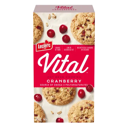 Cookie Oat Bran Cranberry 280 g