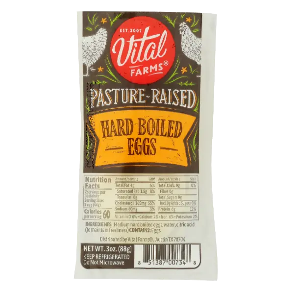 Pasture-Raised Hard Boiled Eggs