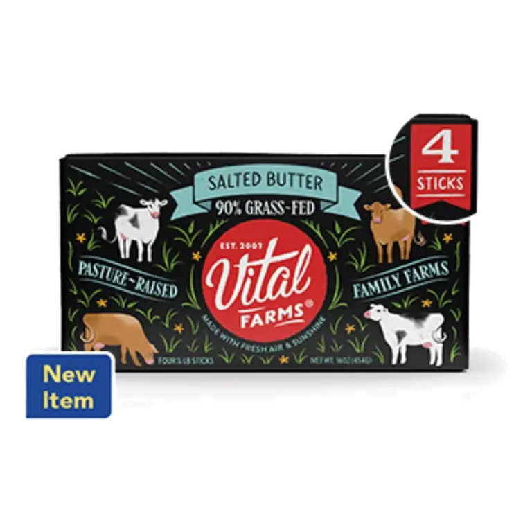 Sea Salted Pasture-Raised Butter