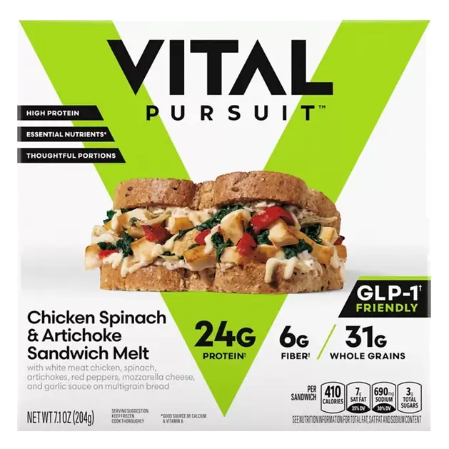 Chicken Spinach & Artichoke Sandwich Melt