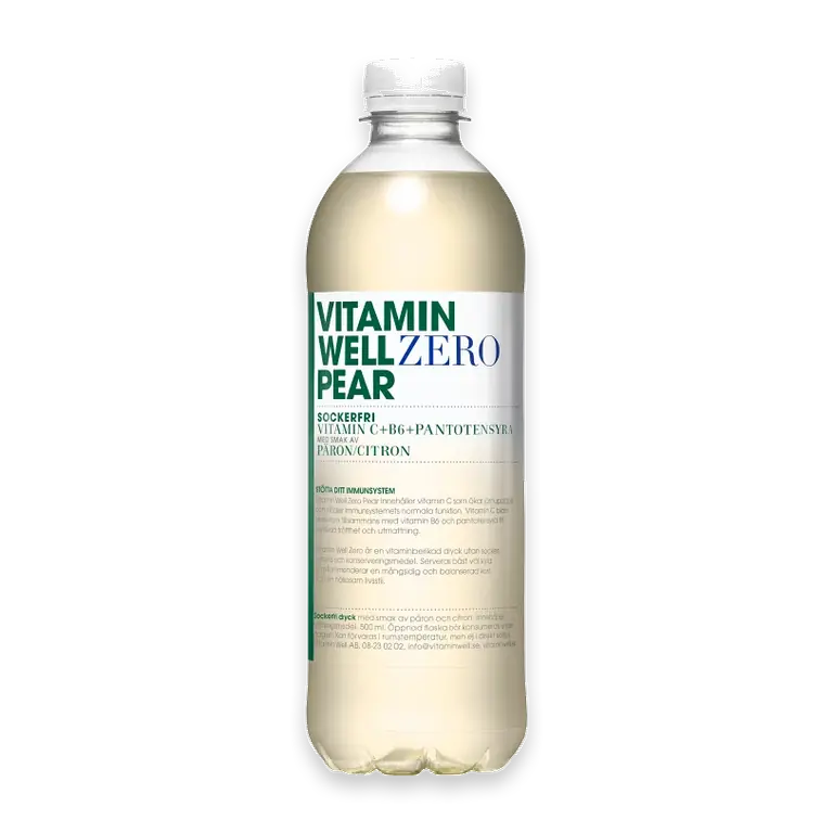 Vitamindryck Zero Pear 50cl