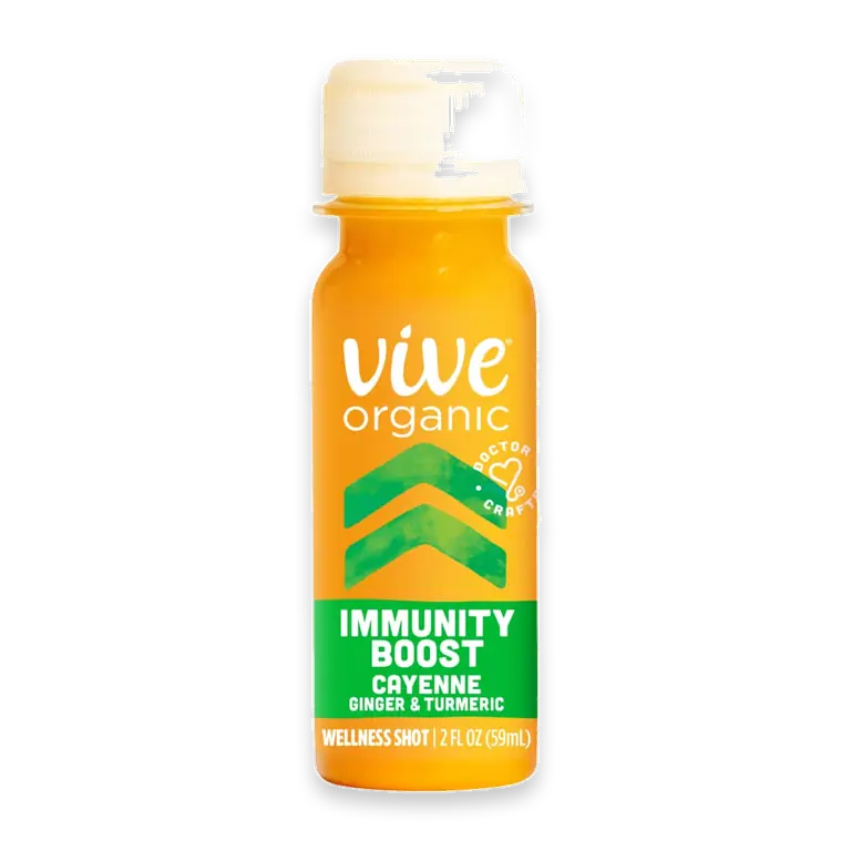 Immunity Boost Cayenne Wellness Shot with Ginger and Turmeric, Potent Wellness Shots