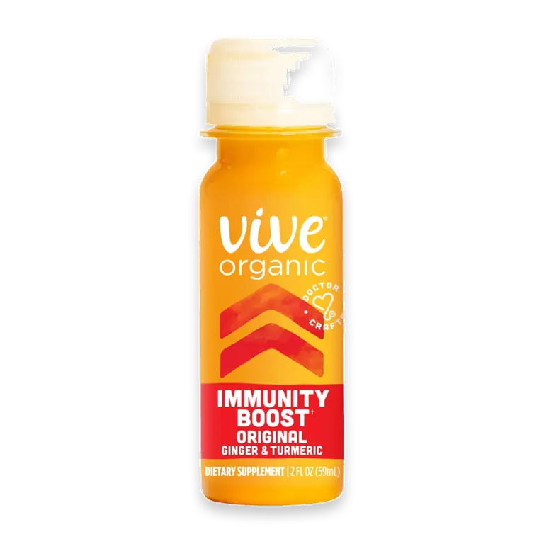Immunity Boost Original Wellness Shot with Ginger and Turmeric, Potent Wellness Shots
