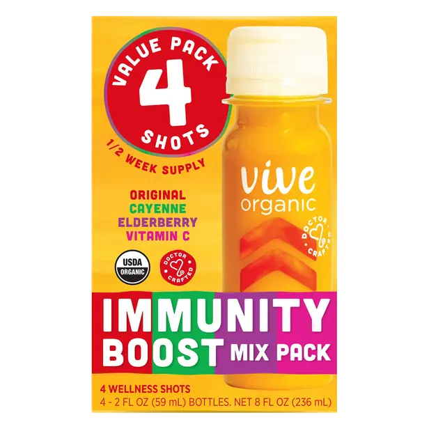 Mix Pack Immunity Boost Wellness Shot - 4 pk