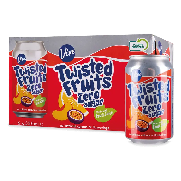 Twisted Fruits Zero Sugar 6 Pack