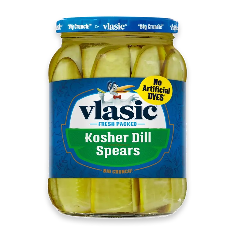 Kosher Dill Pickle Spears, Keto Friendly