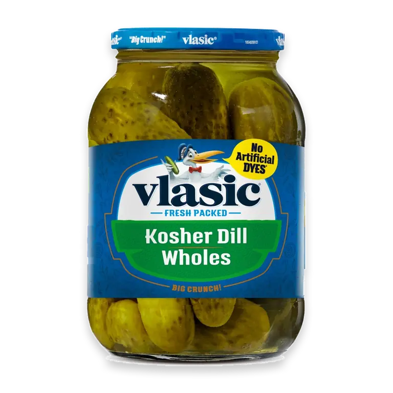 Kosher Dill Whole Pickles, Keto Friendly