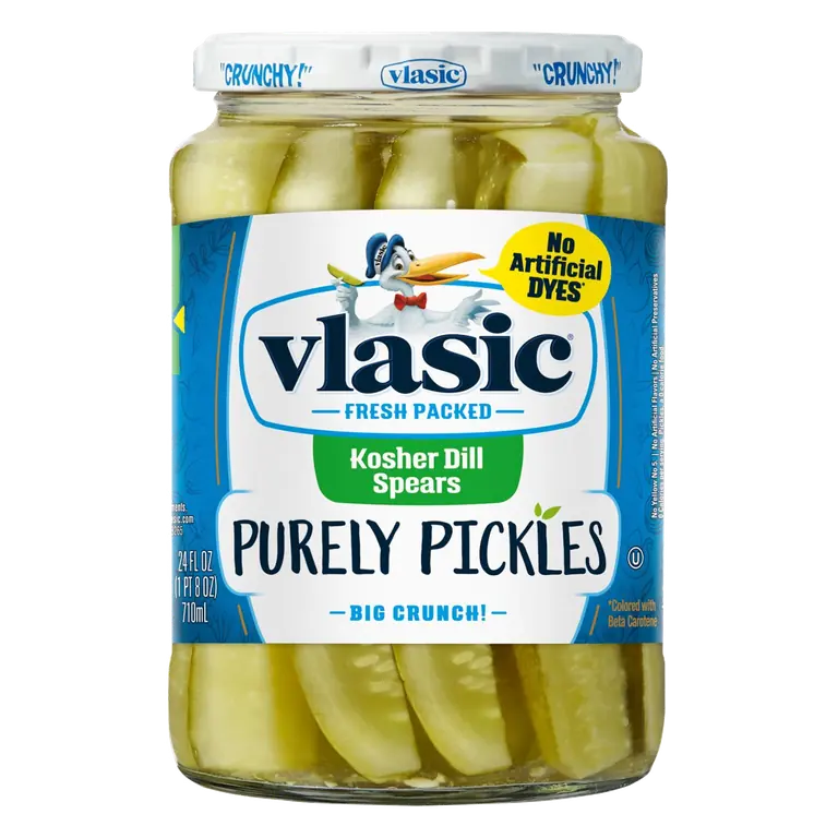Purely Pickles Kosher Dill Pickle Spears, Keto Friendly