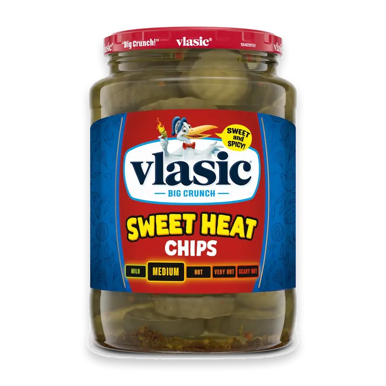 Sweet Heat Medium Spice Pickle Chips