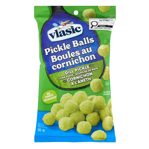 Corn Puffs Pickle Balls Dill Pickle Flavour 56 g