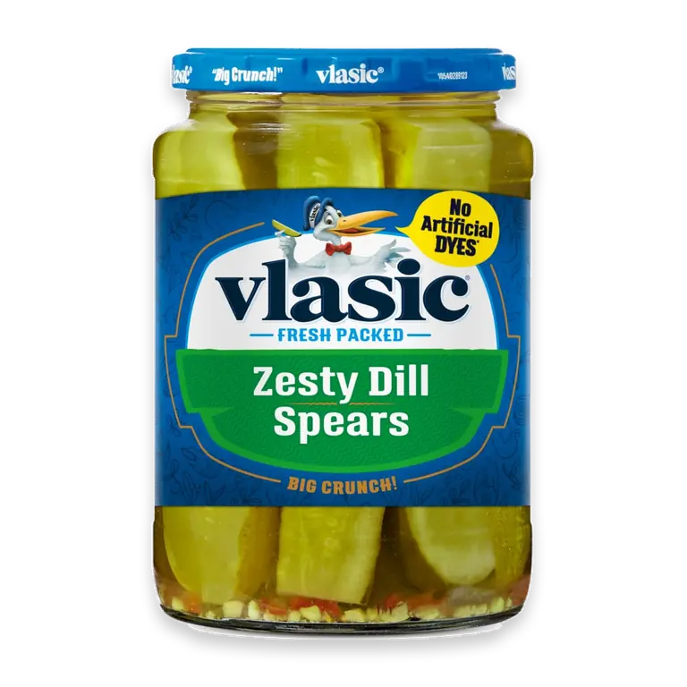 Zesty Dill Pickle Spears, Keto Friendly