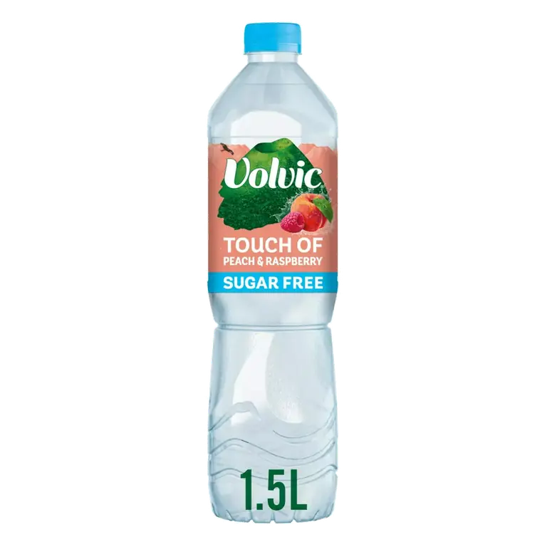 Touch of Fruit Sugar Free Peach & Raspberry Flavoured Water 1.5L