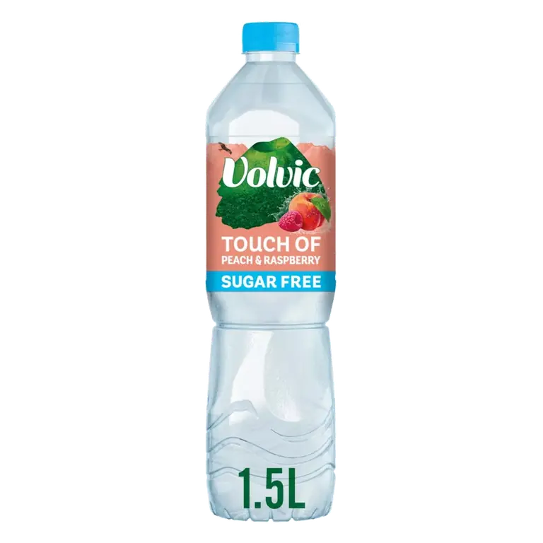 Touch Of Fruit Sugar Free Peach & Raspberry Vitality Flavoured Water