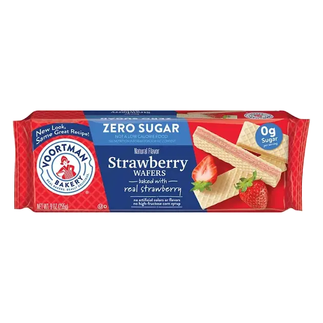 Wafers, Zero Sugar, Strawberry
