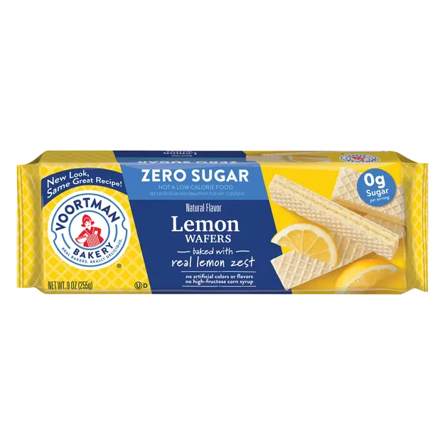 Zero Sugar Lemon Wafer Cookies