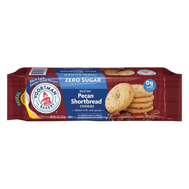 Zero Sugar Pecan Shortbread Cookies
