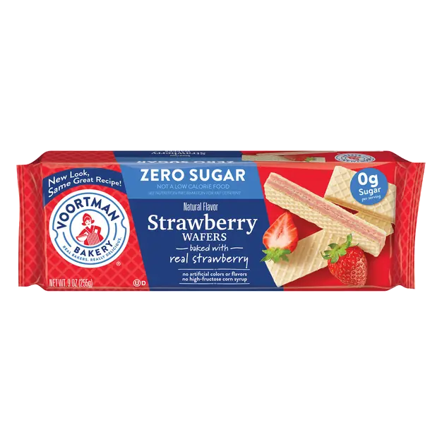 Zero Sugar Strawberry Wafer Cookies
