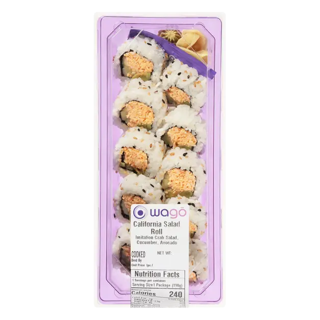 California Salad Sushi Roll