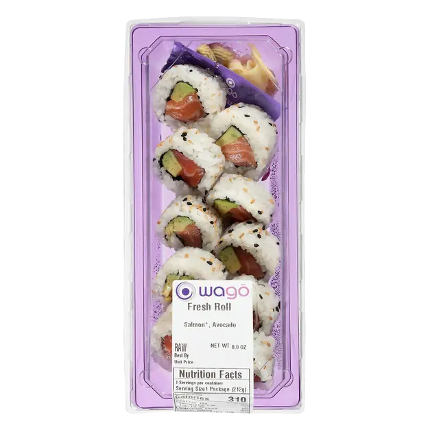 Salmon Avocado Sushi Roll