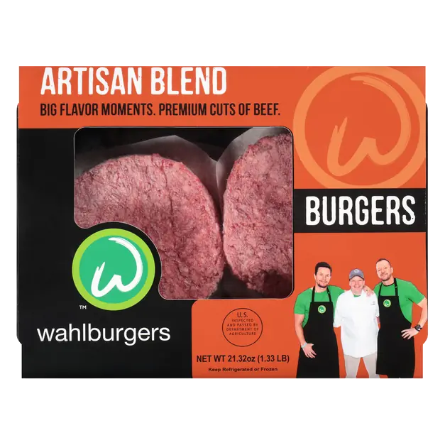 Artisan Blend Ground Beef Burgers - 4 ct Fresh