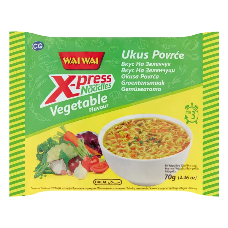 Vegetable Falvour Instant Noodle Pack 75g