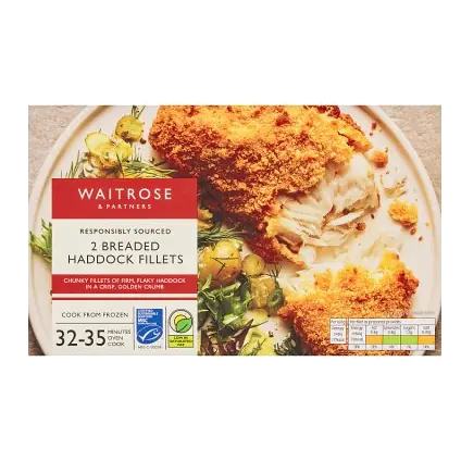 2 Breaded Haddock Fillets