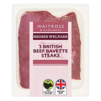 2 British Beef Bavette Steaks
