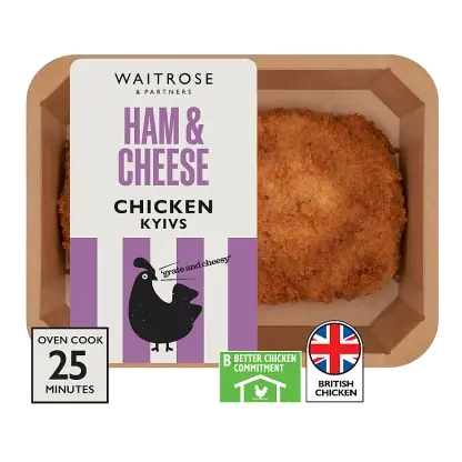 2 Chicken Kyivs With Ham And Cheese
