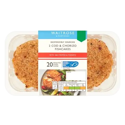 2 Cod & Chorizo Fishcakes