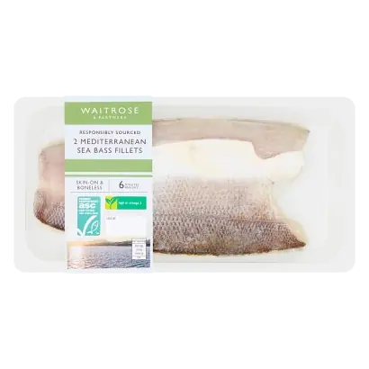 2 Mediterranean Sea Bass Fillets