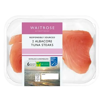 2 MSC Albacore Tuna Steaks