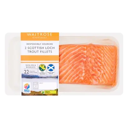 2 Scottish Loch Trout Fillets