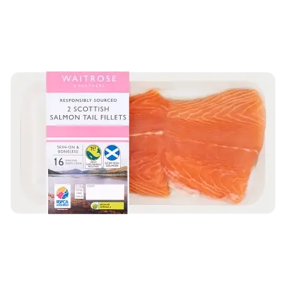 2 Scottish Salmon Tail Fillets