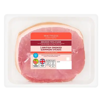 2 Smoked British Gammon Steaks