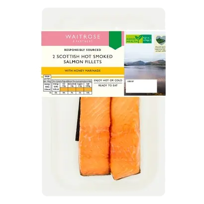 2 Smoked Salmon Fillets with Honey